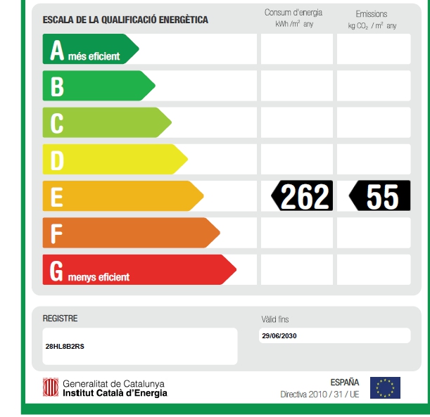 Certificat energètic pis venda-vp152