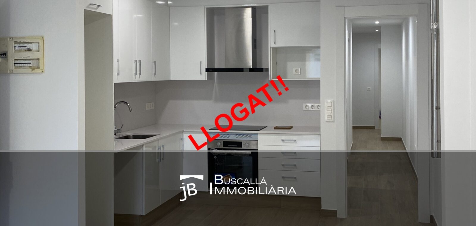 Al Berguedà, pis reformat de lloguer-cuina office menjador passadís-Buscallà Immobiliària-232lp