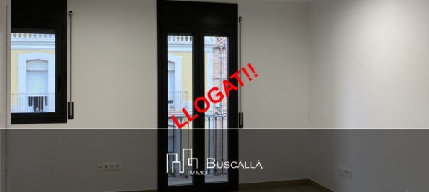 Lloguer a Gironella pis 2 habitacions-menjador sala balcónada finestra-Buscallà al Berguedà-233lp